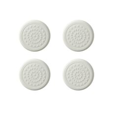 4 pz/set Coprigambe per sedia silenzioso e resistente all'usura Sgabello per uso domestico Cuscinetti protettivi antiscivolo, Stile: 60mm Rotondo bianco