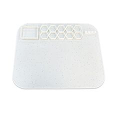 Tappetino quadrato per pittura in silicone, 40 x 50 cm, per disegnare con l'argilla (colore)