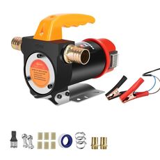 Piccola pompa dell'olio autoadescante elettrica diesel portatile, tensione: 12 V a giro singolo
