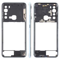 Per HTC U20 5G Piastra cornice centrale originale (bianco)