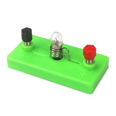 Attrezzatura per esperimenti scientifici per la scuola elementare del circuito di fisica della lampadina illuminata, parte: base della lampada