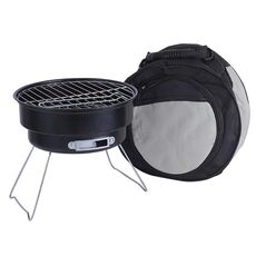 Utensili da cucina da campeggio selvaggi per barbecue rotondi pieghevoli portatili per esterni, specificazione: con custodia