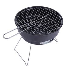 Utensili da cucina da campeggio selvaggi per barbecue rotondi pieghevoli portatili per esterni, specificazione: senza custodia