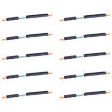 Per Samsung Galaxy A05 5G SM-A055F 10 pezzi Pulsante di accensione originale e pulsante di controllo del volume (Nero)