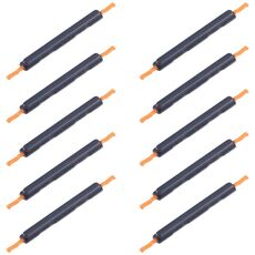 Per Samsung Galaxy A05s 5G SM-A057F 10 pezzi Pulsante di accensione e pulsante di controllo volume originali (Nero)