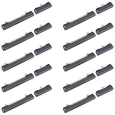 Per Samsung Galaxy S24 Ultra SM-S928B 10 pezzi Pulsante di accensione originale e pulsante di controllo del volume (nero)