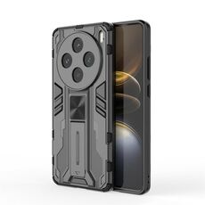 Custodia per telefono TPU ibrida per PC Supersonic Armor per vivo X100s (nera)