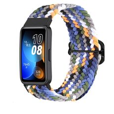Per Huawei Band 9 cinturino intrecciato con fibbia scorrevole regolabile (denim)
