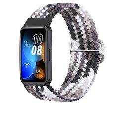 Per cinturino intrecciato con fibbia scorrevole regolabile Huawei Band 9 (nero colorato)