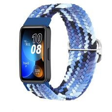 Per cinturino intrecciato con fibbia scorrevole regolabile Huawei Band 9 (blu brillante)