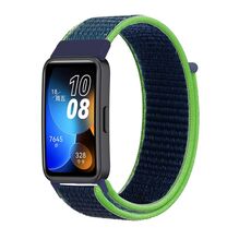 Per Huawei Watch Band 9 / 9 NFC Nylon Loop Hook and Loop Fastener Watch Band (Colore Lime)