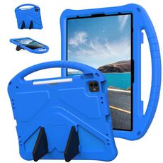 Per iPad Air 13 2024 Custodia tablet antiurto EVA con supporto (blu)