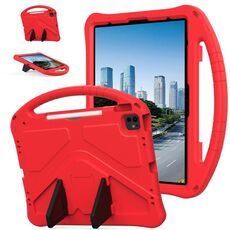 Per iPad Pro 13 2024 Custodia tablet antiurto EVA con supporto (rosso)