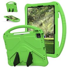 Per iPad Pro 13 2024 Custodia tablet antiurto EVA con supporto (verde)