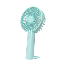 F35 con foro sospeso Ventola di raffreddamento ricaricabile Potente ventilatore portatile Ventilatore da tavolo da 1200 mAh (Baby Blue)