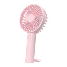F35 Con foro sospeso Ventola di raffreddamento ricaricabile Potente ventilatore portatile 1200mAh Ventilatore da tavolo(Rosa)