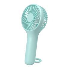 S13 Ventilatore portatile di raffreddamento estivo con fibbia sospesa Mini ventilatore portatile a 3 velocità del vento (Baby Blue)