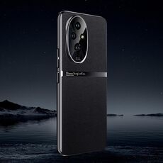 Per Honor 200 Custodia antiurto in pelle liscia e galvanica all-inclusive per telefono (nero)