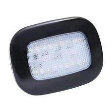 Luce LED da lettura magnetica potente per tetto con ricarica USB per auto (nera)