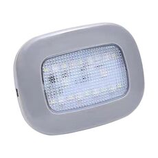 Luce LED per lettura sul tetto magnetica potente con ricarica USB per auto (grigio)