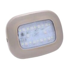 Luce LED per lettura sul tetto magnetica con ricarica USB per auto (beige)