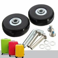 Ruote di ricambio per valigie da 50 mm x 18 mm Ruote girevoli a basso rumore
