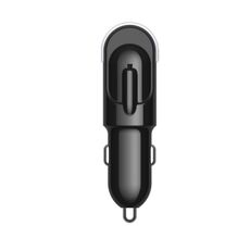 Mini purificatore d'aria con filtro a ioni negativi portatile montato su auto, colore: nero accendisigari