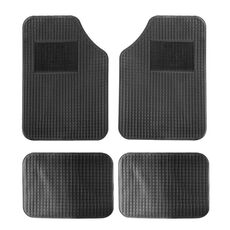 Tappetini durevoli impermeabili antiscivolo in PVC per auto 4 pezzi/set (quadrati)
