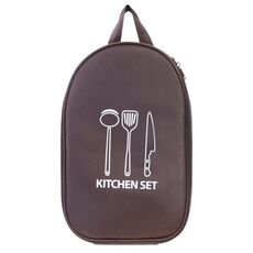 Utensili da cucina da campeggio all'aperto Borsa portaoggetti portatile Forniture per posate da picnic (caffè)