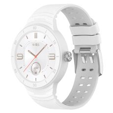 Per Huawei Watch GT Cyber cinturino integrato traspirante in silicone (bianco)