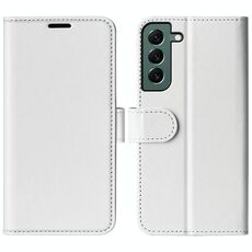 Custodia in pelle per Samsung Galaxy S23 + 5G R64 Texture (bianca)