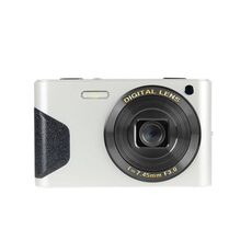 C8 4K Schermo LCD da 2,7 pollici Fotocamera digitale HD Fotocamera retrò, Versione: Versione standard 30 W Bianco