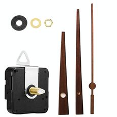 Kit di riparazione del quadrante dell'orologio al quarzo Parti dell'orologio da parete fai-da-te, specifiche: movimento + ago di legno S01