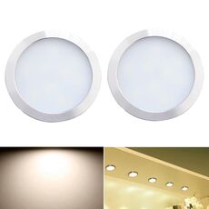 2 PCS 2W DC12V 18LED Luci per vetrine Luci per vetrine, specifiche: Terminale 2510 - Presa inferiore (luce neutra 4000K)