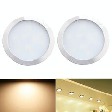 2 PCS 2W DC12V 18LED Luci per vetrine luci per armadi, specifiche: DuPont Terminal-Side Outlet (luce calda 3000K)