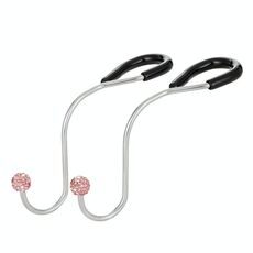 Ganci multifunzionali per seggiolino auto con intarsio diamantato (rosa)