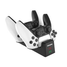Per PS5 SYP-1018 Gamepad Staffa di ricarica Dual Dock Charger con indicatore LED