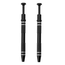 2pcs IC Chip Picker Componenti elettronici Picker Condensatore IC Grabber Clip (nero)
