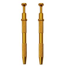 2pcs IC Chip Picker Componenti elettronici Picker Condensatore IC Grabber Clip(Oro)