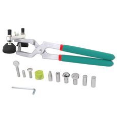 Pinza per crimpare per riparazione ammaccature auto Strumento per riparare ammaccature sul bordo della porta (Argento)