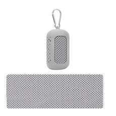 Set di asciugamani sportivi Asciugamano da viaggio portatile ad asciugatura rapida con sensazione di freddo con custodia in silicone, dimensioni: 30x90 cm (grigio)