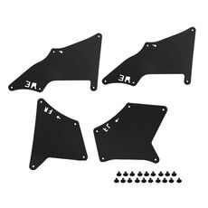 Rivestimento in pelle parafango ruota anteriore per Toyota Prado 2700 4000 03-17 (nero)