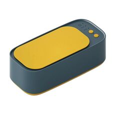 Pulitore elettrico ad ultrasuoni Timing a 3 velocità Orologi per gioielli Bretelle Dispositivo per la pulizia degli occhiali(Verde)