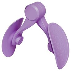 Yoga Clip Gambe Allenatore Muscolo Pelvico Kegel Esercizio Riparazione Postpartum Attrezzatura per Gambe Sottili, Colore: Viola