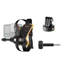 Supporto magnetico per casco da moto con sgancio rapido per mento per action camera