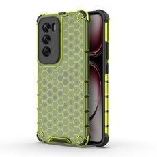 Per OPPO Reno12 Pro Custodia per telefono globale antiurto a nido d'ape (verde)