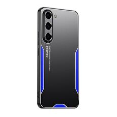 Per Samsung Galaxy S23 5G Blade Series Custodia per telefono ibrida in metallo TPU (blu)