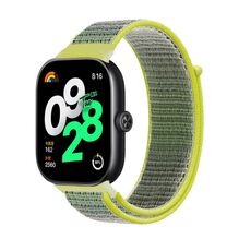 Per Rendmi Watch 4 cinturino in nylon con gancio e chiusura ad anello (giallo brillante)
