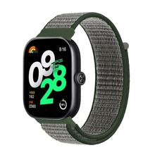 Per Rendmi Watch 4 cinturino per orologio con gancio e chiusura ad anello in nylon (oliva profonda)