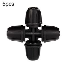 5 pezzi 4/7 raccordo per tubi accessori per irrigazione a goccia raccordi per irrigazione per irrigazione da giardinaggio (dritto a 4 vie)